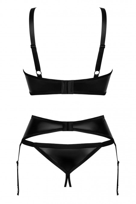 Комплект латексний з поясом Obsessive Armares garter belt set — Купити в Dorin.shop | Ціна, Фото