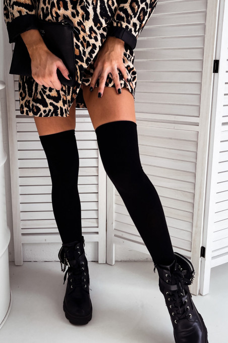 Чулки-Ботфорты хлопковые Milena 0293.001 Classic cotton  — Заказать онлайн с доставкой