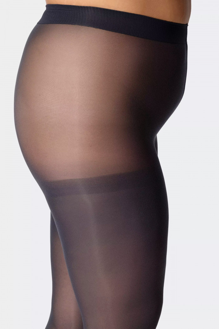 Колготки матовые большого размера Mona Margaret 50 den OBSIDIAN  — Заказать онлайн с доставкой