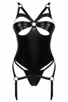 Корсет латексний з трусиками Obsessive Armares corset — Купити в Dorin.shop | Ціна, Фото 2