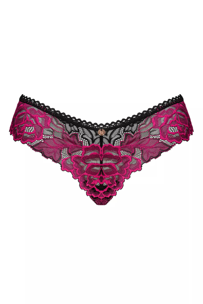 Трусики мереживні Obsessive Rosenty — Купити в Dorin.shop | Ціна, Фото