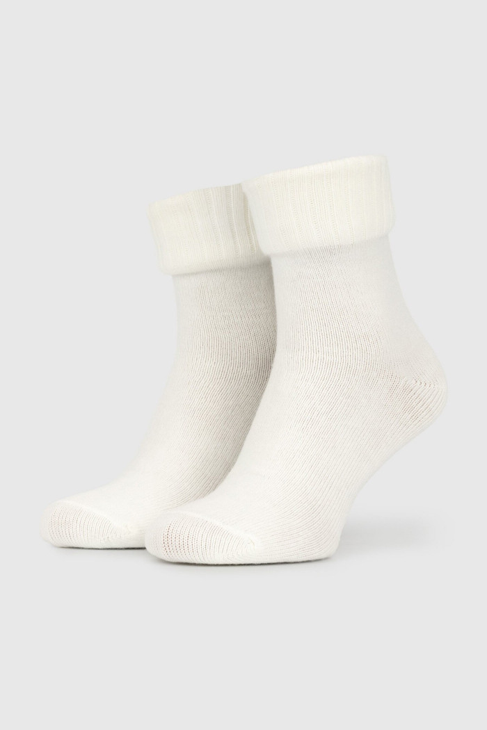 Высокие Носки-Гольфы в рубчик из ангоры PIER LONE K-1578  — Заказать онлайн с доставкой