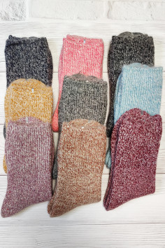 Шкарпетки теплі з вовною та резинкою без тиску InSecret B2551-6 — Купити в Dorin.shop | Ціна, Фото