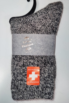 Шкарпетки теплі з вовною та резинкою без тиску InSecret B2551-6 — Купити в Dorin.shop | Ціна, Фото 2