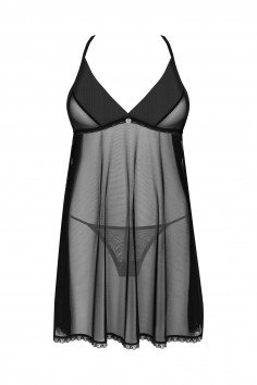 Прозорий пеньюар з трусиками Obsessive Latinesa babydoll — Купити в Dorin.shop | Ціна, Фото 2