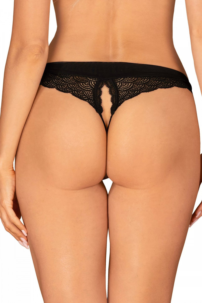 Трусики з інтимним вирізом Obsessive Chemeris otwarte — Купити в Dorin.shop | Ціна, Фото