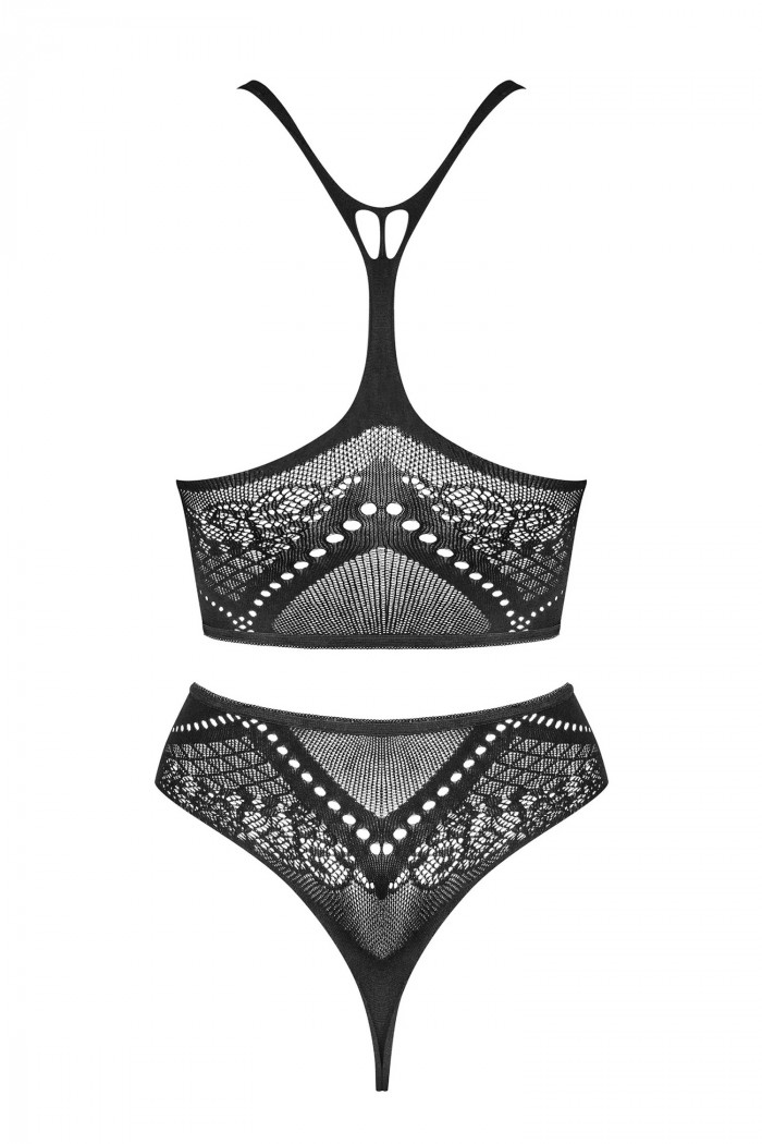 Комплект в сетку - топ и трусики Obsessive K103 top  — Заказать онлайн с доставкой