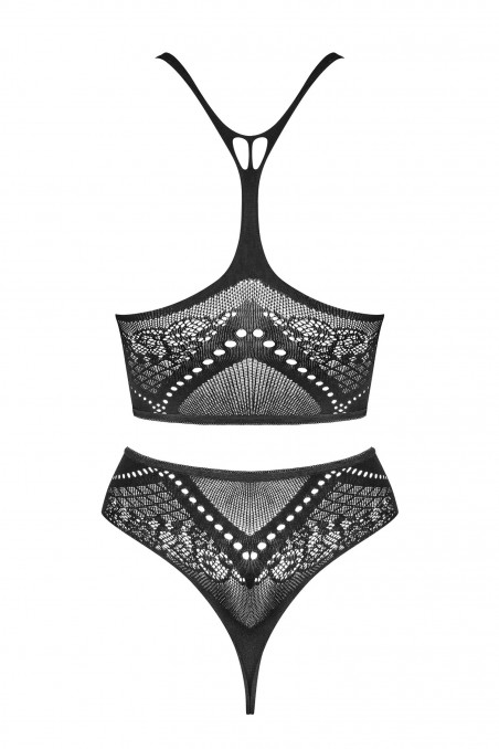 Комплект в сетку - топ и трусики Obsessive K103 top  — Заказать онлайн с доставкой