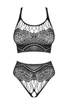 Комплект в сітку - топ та трусики Obsessive K103 top — Купити в Dorin.shop | Ціна, Фото 2
