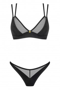 Комплект білизни з сіточкою Obsessive Nesari set — Купити в Dorin.shop | Ціна, Фото 2