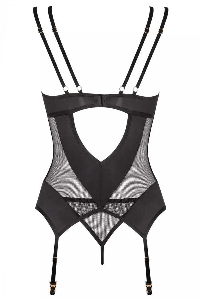 Корсет с трусиками Obsessive Nesari corset  — Заказать онлайн с доставкой