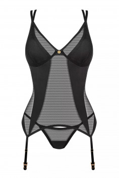 Корсет з трусиками Obsessive Nesari corset — Купити в Dorin.shop | Ціна, Фото 2