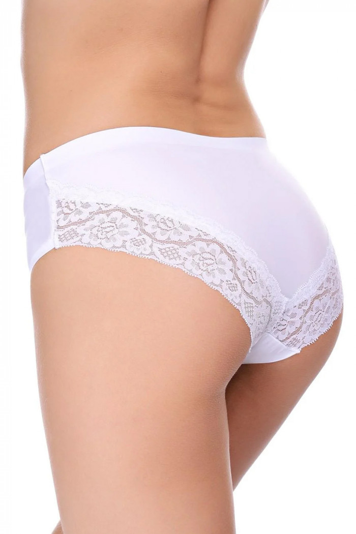 Трусики слип бесшовные Julimex Cheekie Biale  — Заказать онлайн с доставкой