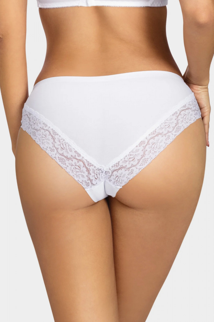 Трусики слип бесшовные Julimex Cheekie Biale  — Заказать онлайн с доставкой