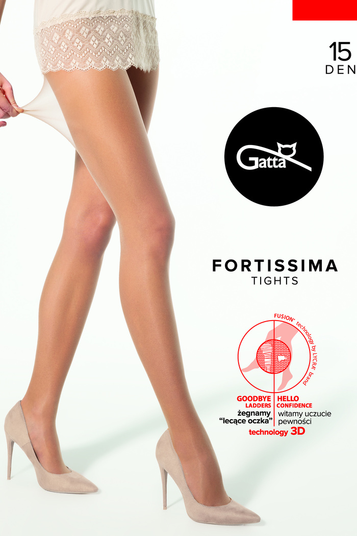 Колготки стійкі до затягування Gatta FORTISSIMA 15 DEN • Dorin.shop