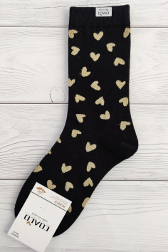 Шкарпетки бавовняні з люрексом InSecret Coalo BM6013-04 — Купити в Dorin.shop | Ціна, Фото