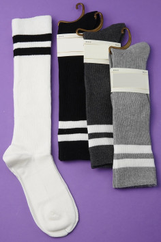 Гольфи бавовняні в рубчик зі смужками InSecret BY619 — Купити в Dorin.shop | Ціна, Фото