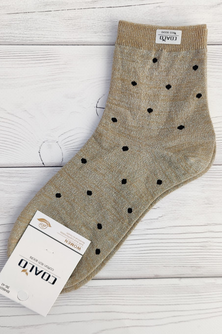 Шкарпетки бавовняні з люрексом InSecret Coalo BM6017-01 — Купити в Dorin.shop | Ціна, Фото