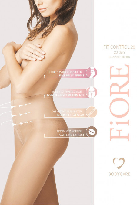 Колготки з широким коригуючим поясом Fiore FIT CONTROL 20d M5204 — Купити в Dorin.shop | Ціна, Фото