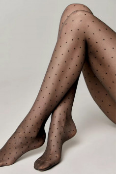 Колготки в горошок ANNES Bianca 20 den — Купити в Dorin.shop | Ціна, Фото