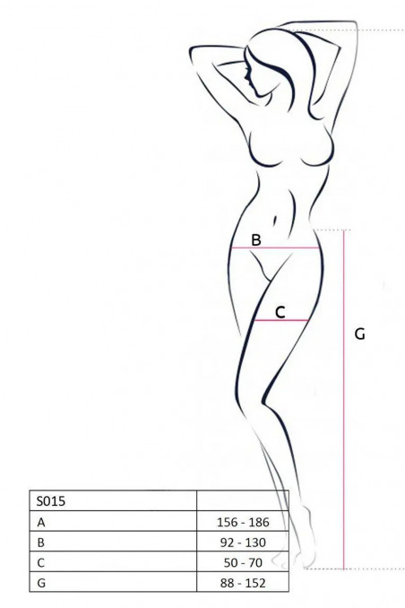 Колготки з вирізом Passion S015 Red — Купити в Dorin.shop | Ціна, Фото