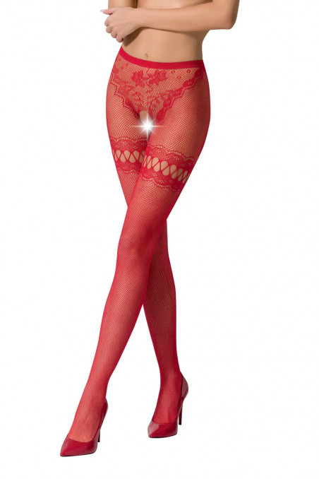 Колготки з вирізом Passion S015 Red — Купити в Dorin.shop | Ціна, Фото