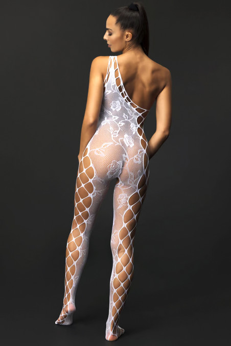 Комбинезон белый Passion BS 036  — Заказать онлайн с доставкой