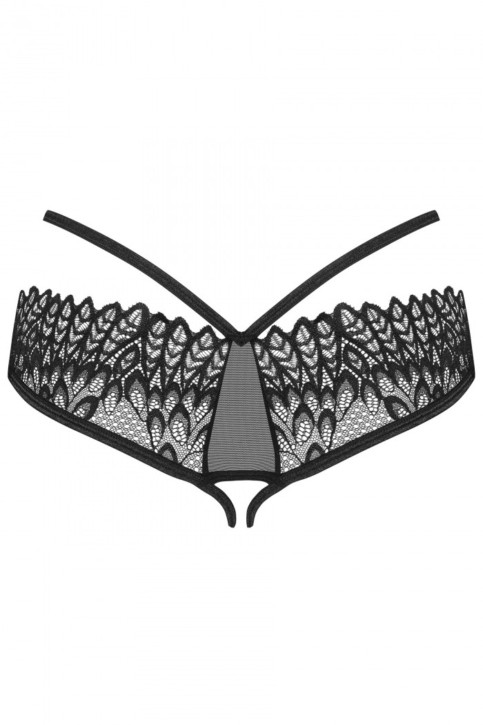 Трусики с интимным вырезом Obsessive Donarella otwarte  — Заказать онлайн с доставкой