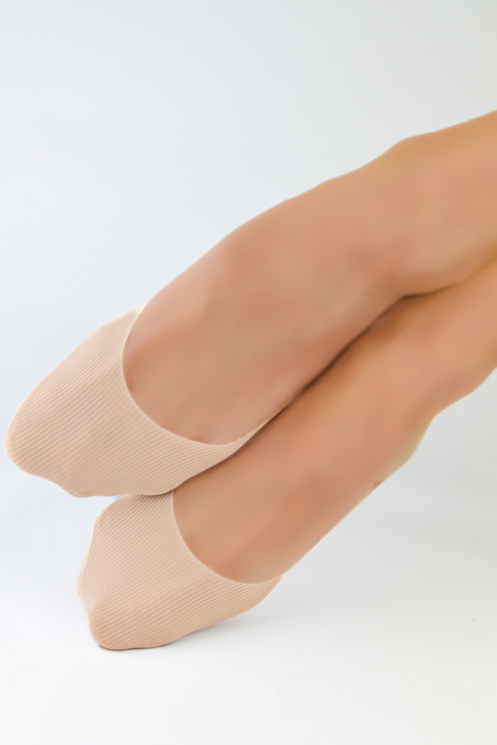 Следы бесшовные в рубчик NOVITI SN021 LOW LASER FEET  — Заказать онлайн с доставкой