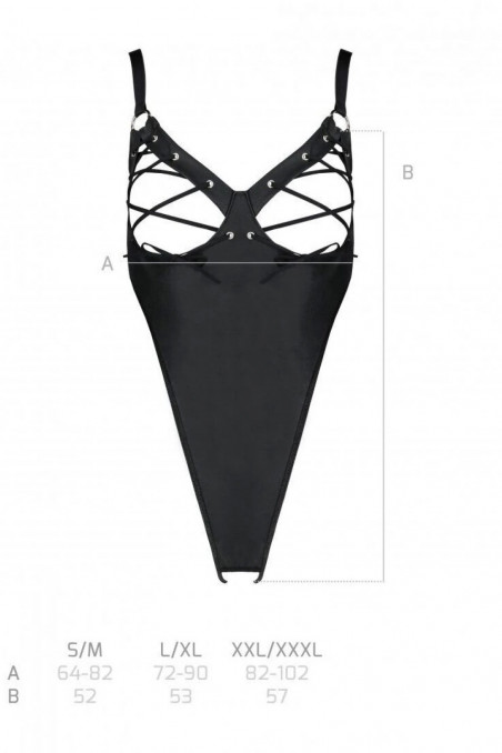 Боди под кожу с отрытым доступом Passion Celine  — Заказать онлайн с доставкой