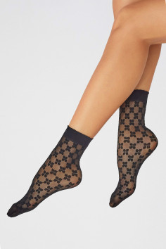 Шкарпетки прозорі з принтом Knittex IVVY 20d — Купити в Dorin.shop | Ціна, Фото
