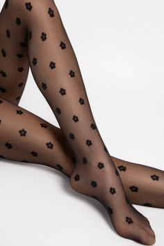 Колготки с цветочным принтом Fiore SPRING 20 den  — Заказать онлайн с доставкой