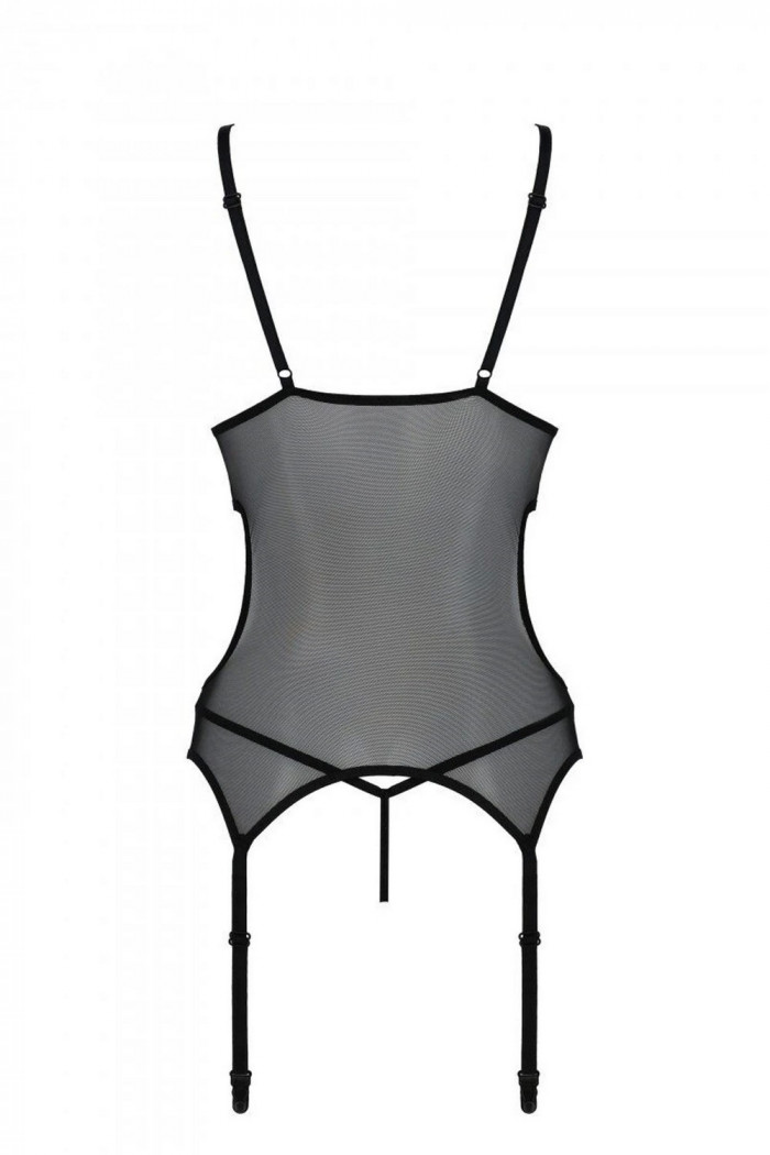 Корсет прозрачный с трусиками Passion Christa corset  — Заказать онлайн с доставкой
