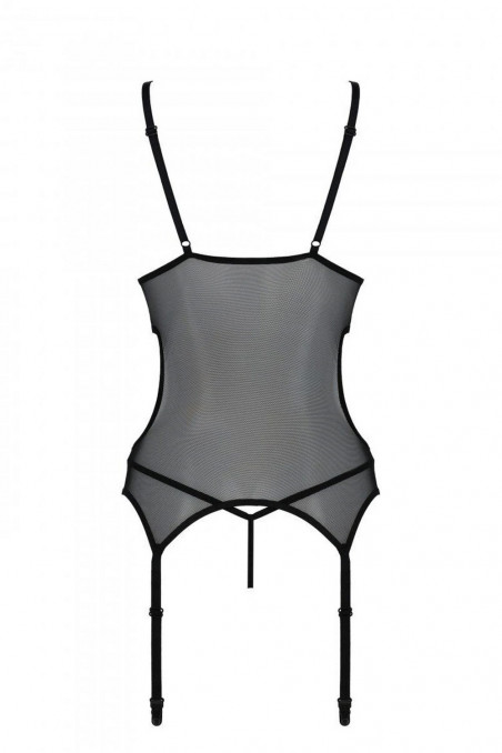 Корсет прозрачный с трусиками Passion Christa corset  — Заказать онлайн с доставкой