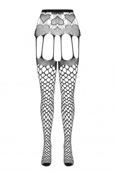 Панчохи з поясом в крупну сітку Passion ECO S009 — Купити в Dorin.shop | Ціна, Фото 2